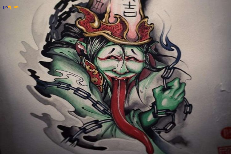 hình xăm hắc bạch vô thường