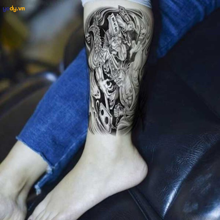 hình xăm hắc bạch vô thường