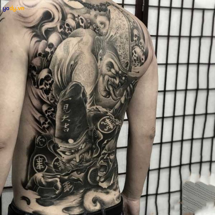 hình xăm hắc bạch vô thường