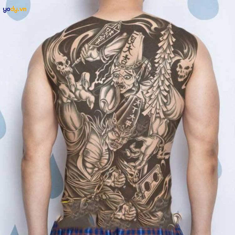 hình xăm hắc bạch vô thường