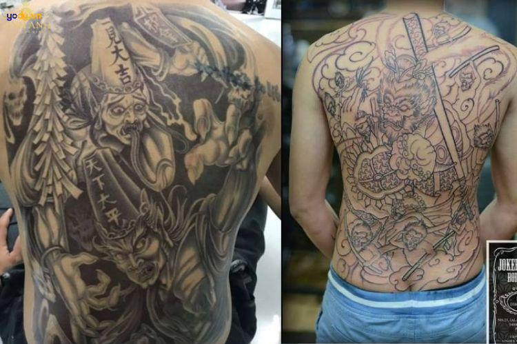 hình xăm hắc bạch vô thường
