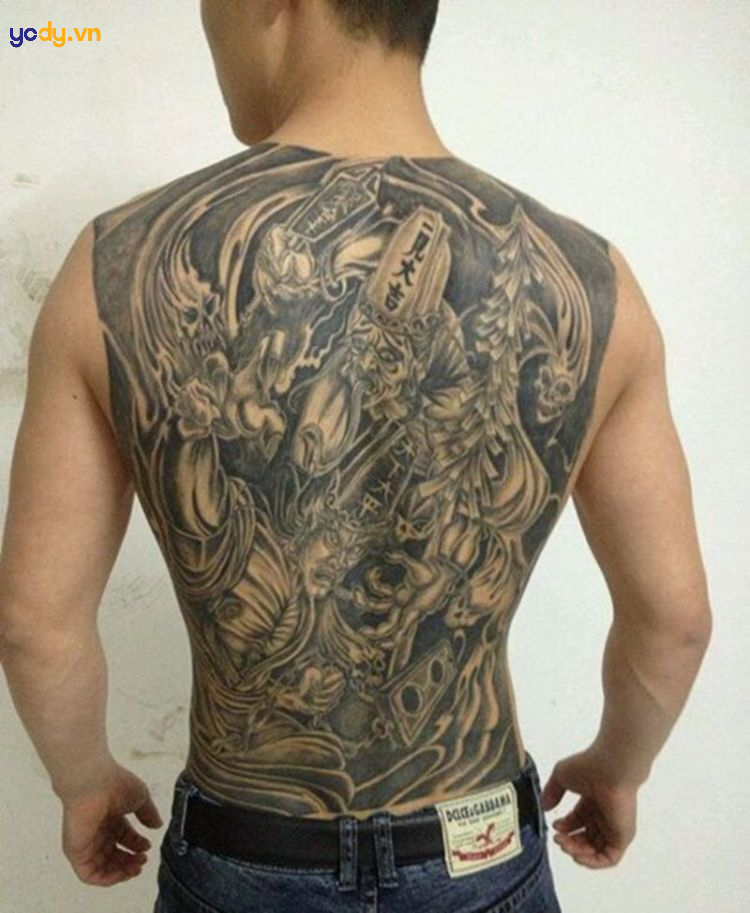 hình xăm hắc bạch vô thường