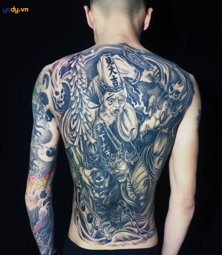 hình xăm hắc bạch vô thường