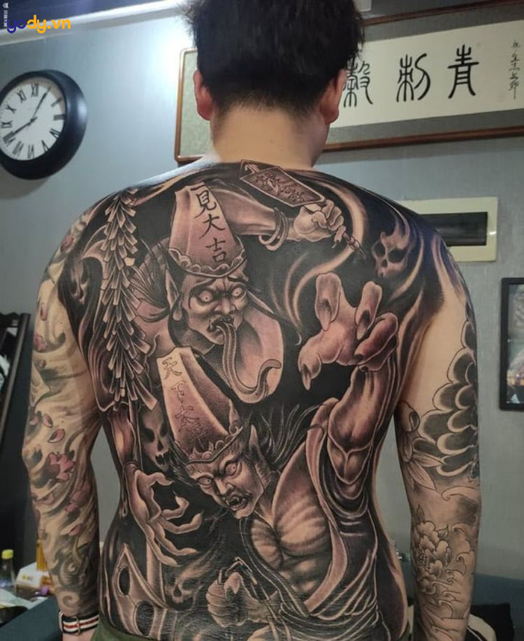 hình xăm hắc bạch vô thường