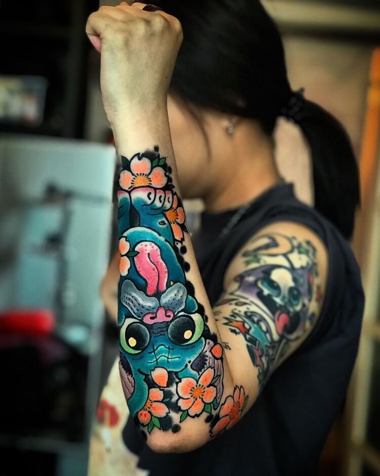 hình xăm quỷ ráp