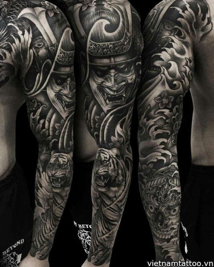 hình xăm samurai
