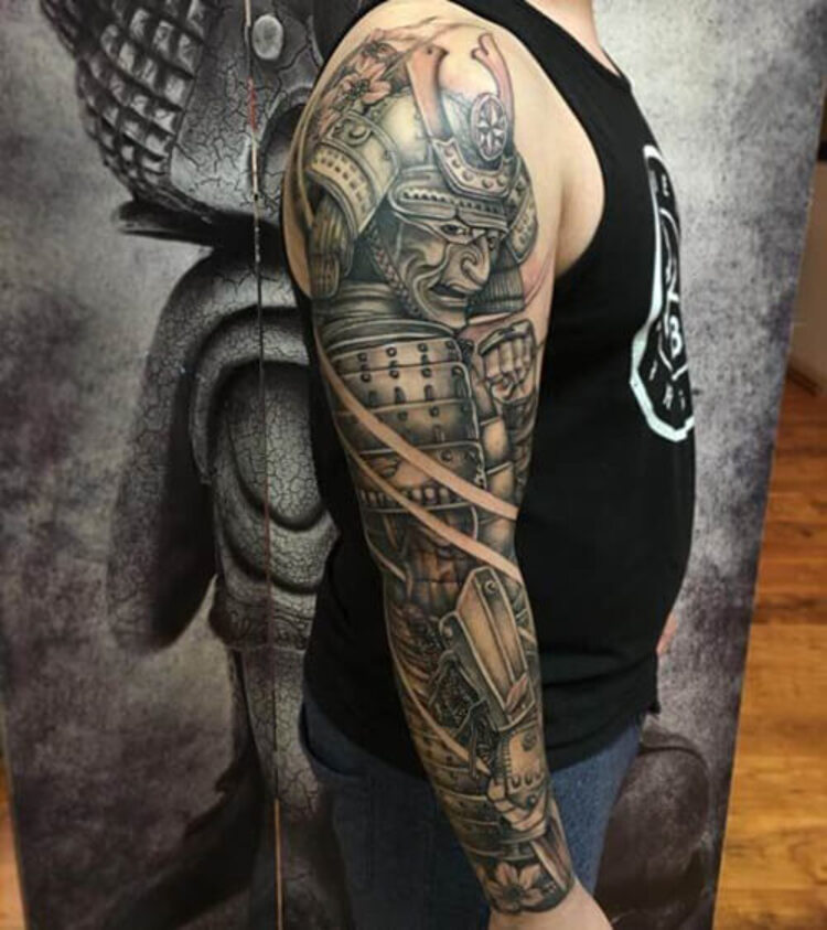 hình xăm samurai