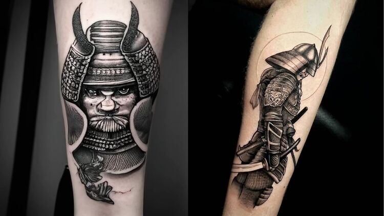 hình xăm samurai