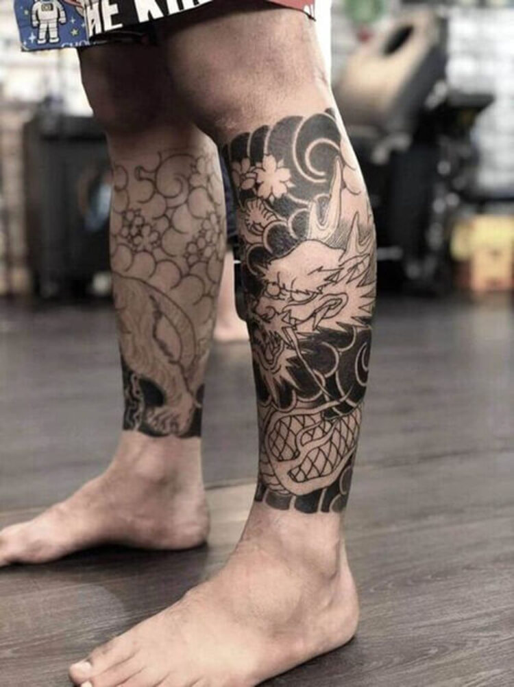 hình xăm samurai