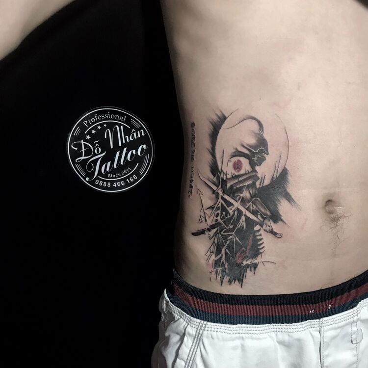 hình xăm samurai
