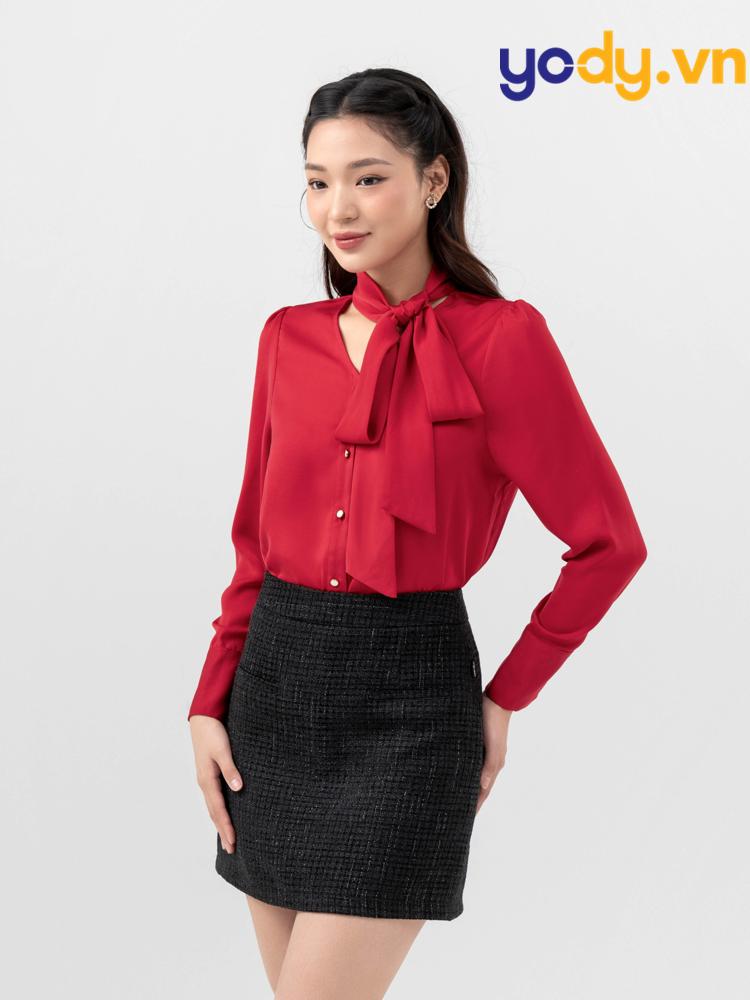 kiểu áo sơ mi nữ