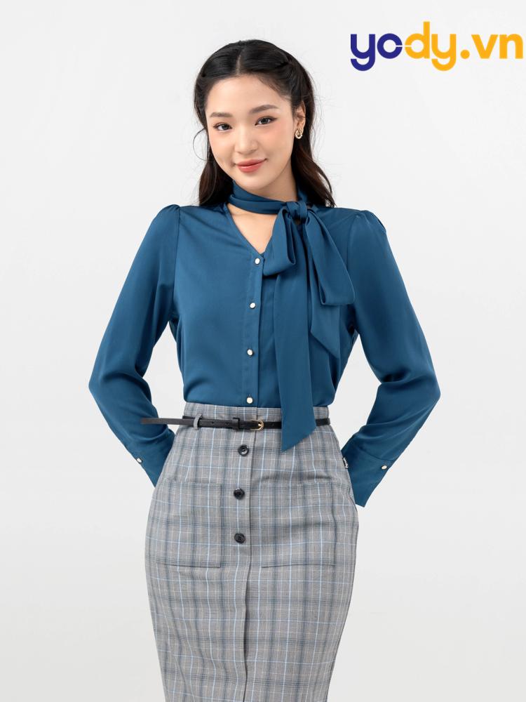 kiểu áo sơ mi nữ