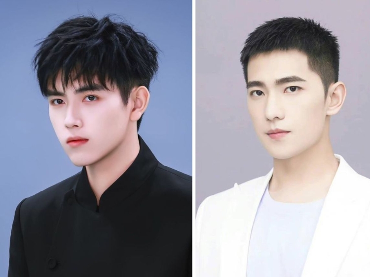 kiểu tóc nam ngắn mặt tròn