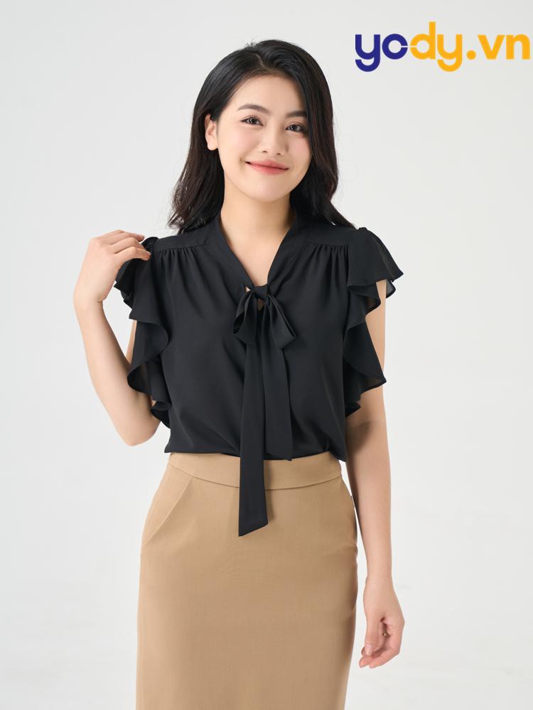 mẫu áo sơ mi nữ đẹp cho người béo bụng