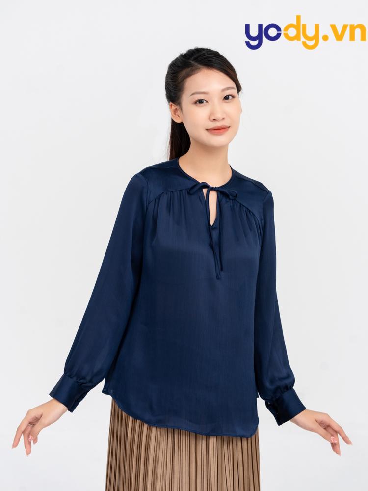 mẫu áo sơ mi nữ đẹp cho người béo bụng