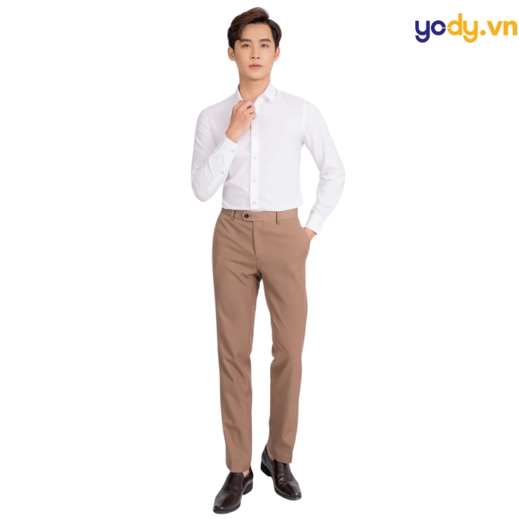 phối đồ áo sơ mi trắng nam