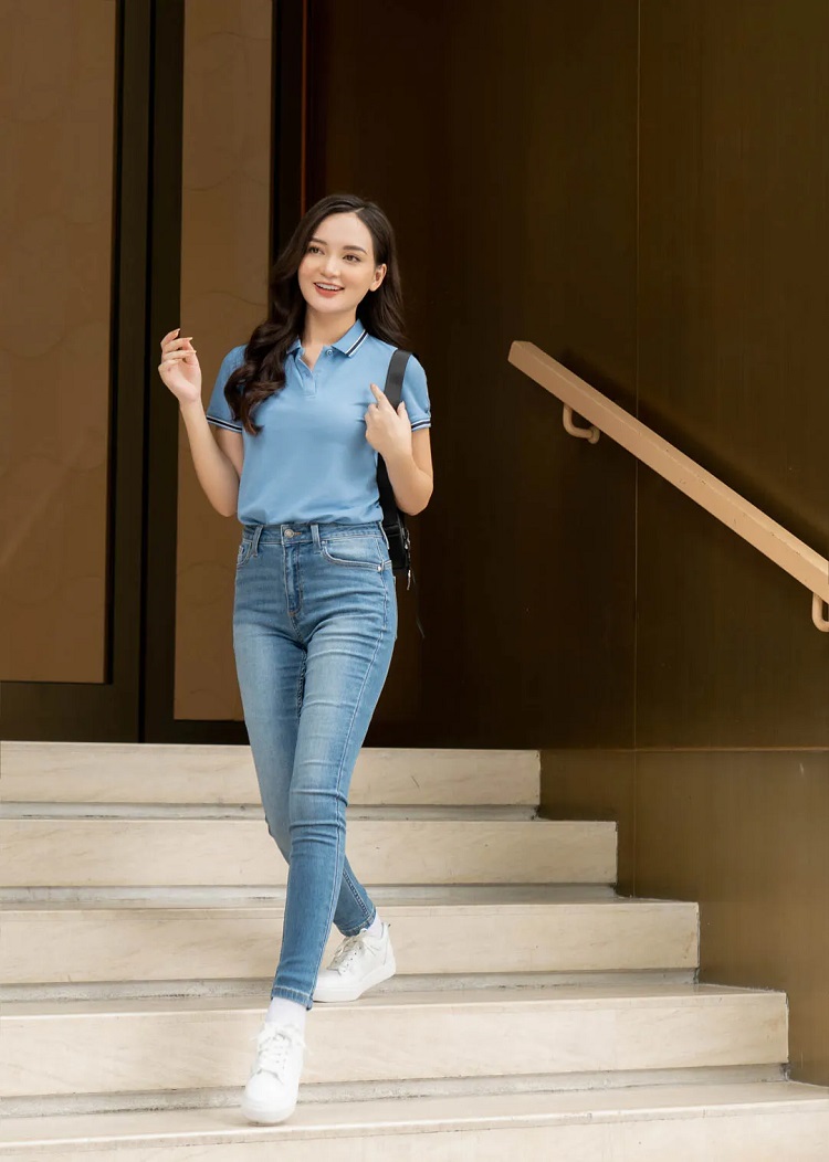 áo thun phối với quần gì
