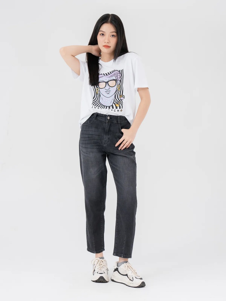 áo thun phối với quần gì