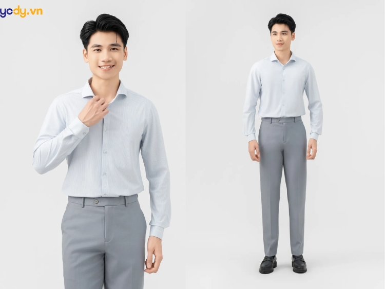quần tây áo sơ mi