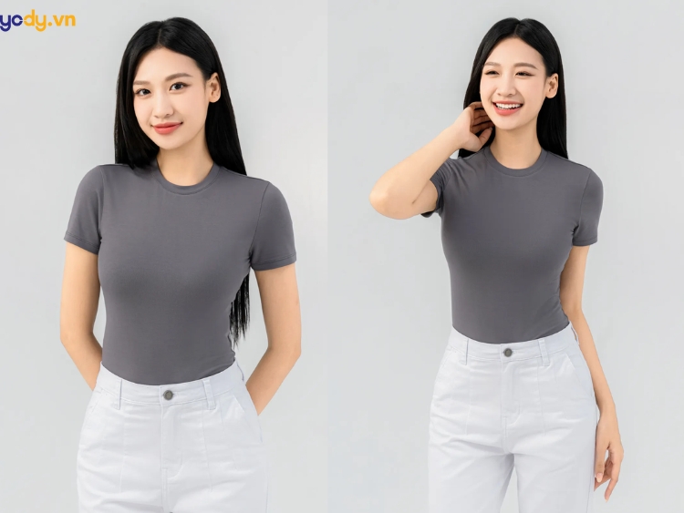 quần tây nâu phối với áo màu gì