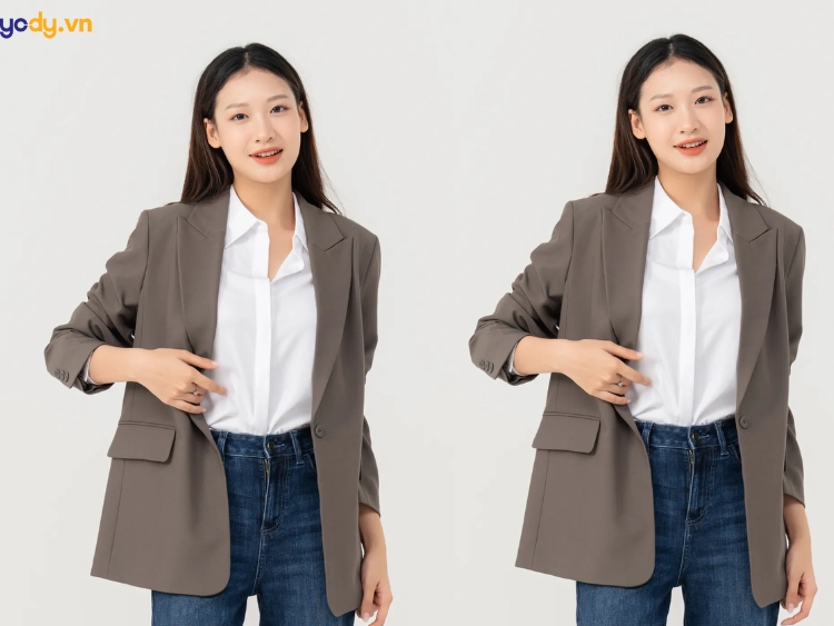 quần tây nâu phối với áo màu gì