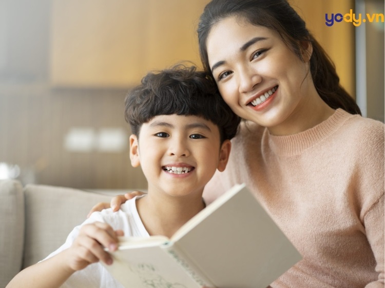 stt mẹ con hài hước