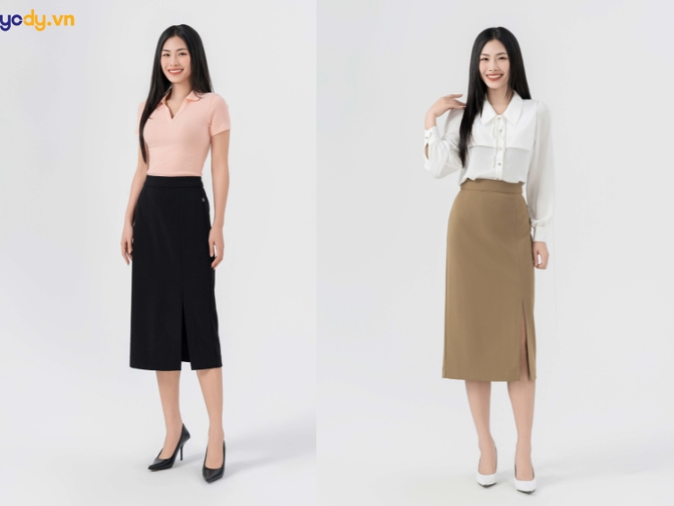 váy công sở chữ A