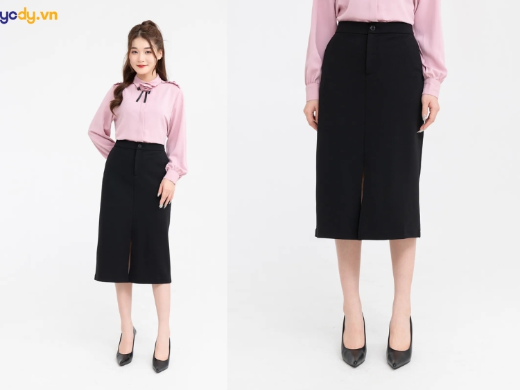 váy công sở chữ A