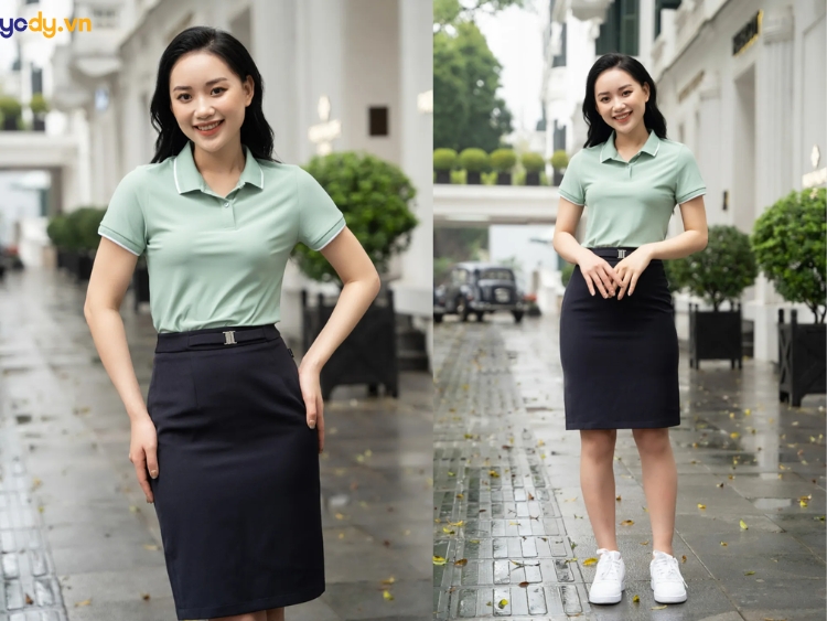 váy công sở chữ A