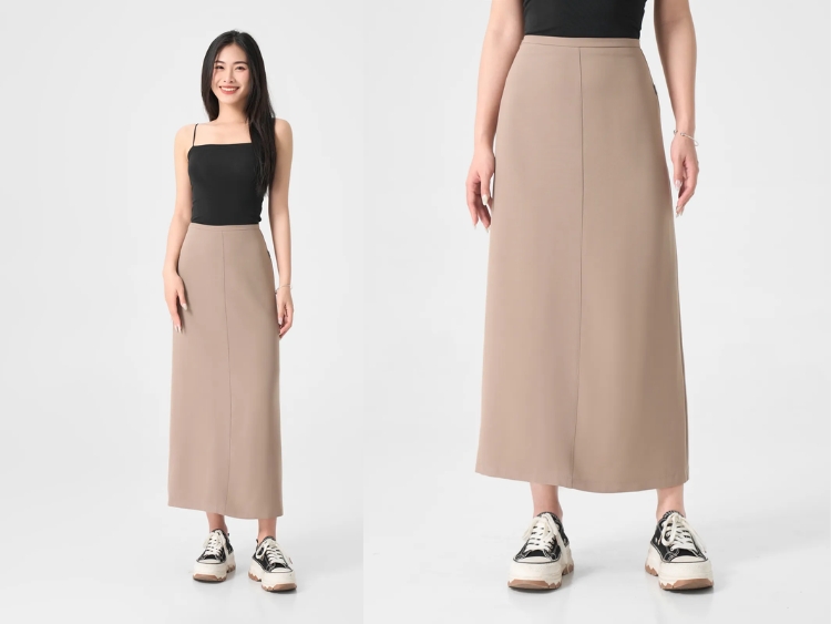 váy công sở chữ A