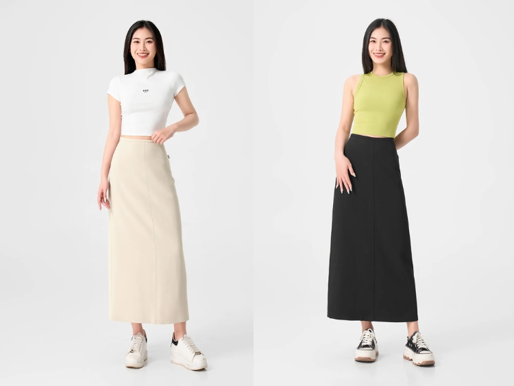 váy công sở chữ A