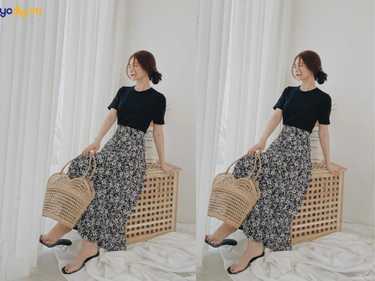 váy công sở mùa đông